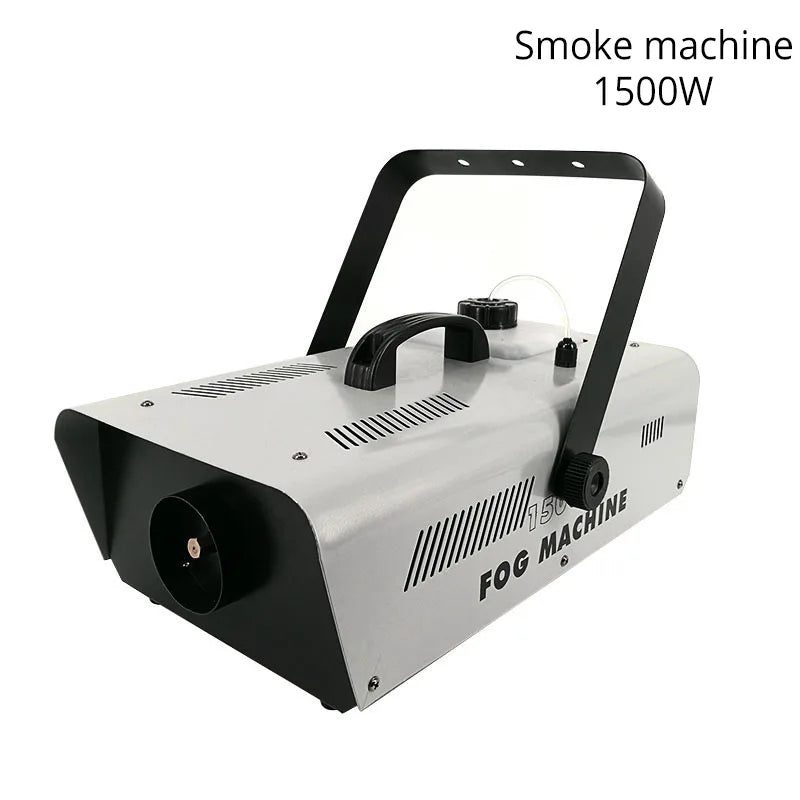 SHEHDS 1500W DMX RGB Smoke Machine with Wireless Remote LED Fog Machine DJ Lights Disco Lighting Stage