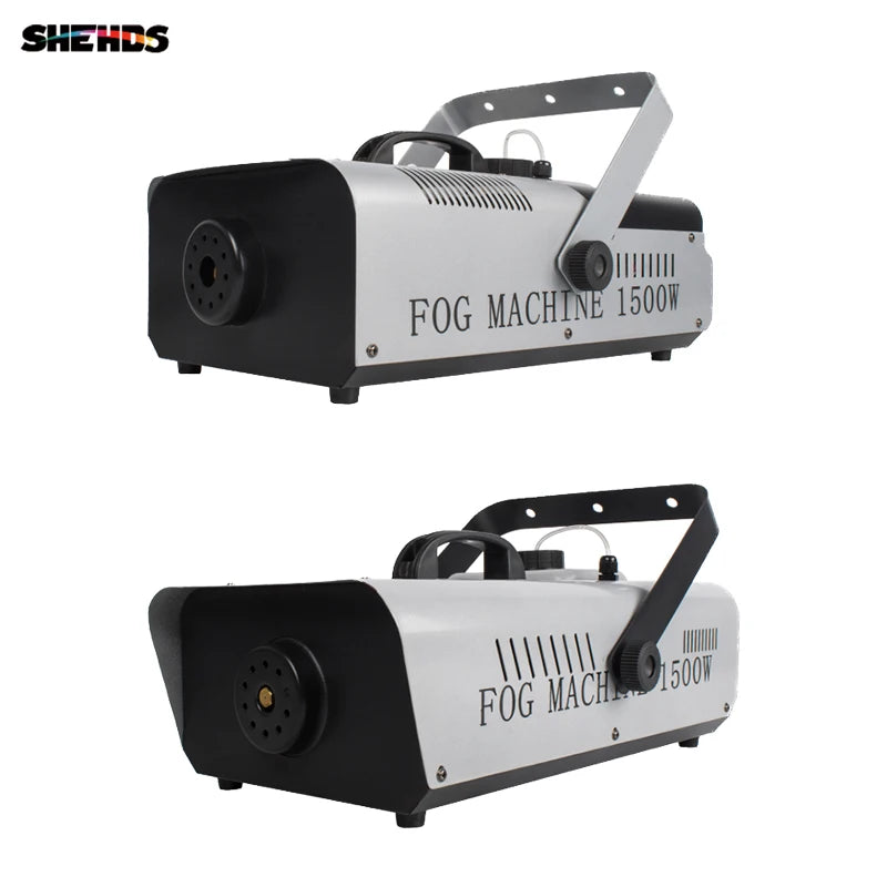 SHEHDS 1500W DMX RGB Smoke Machine with Wireless Remote LED Fog Machine DJ Lights Disco Lighting Stage