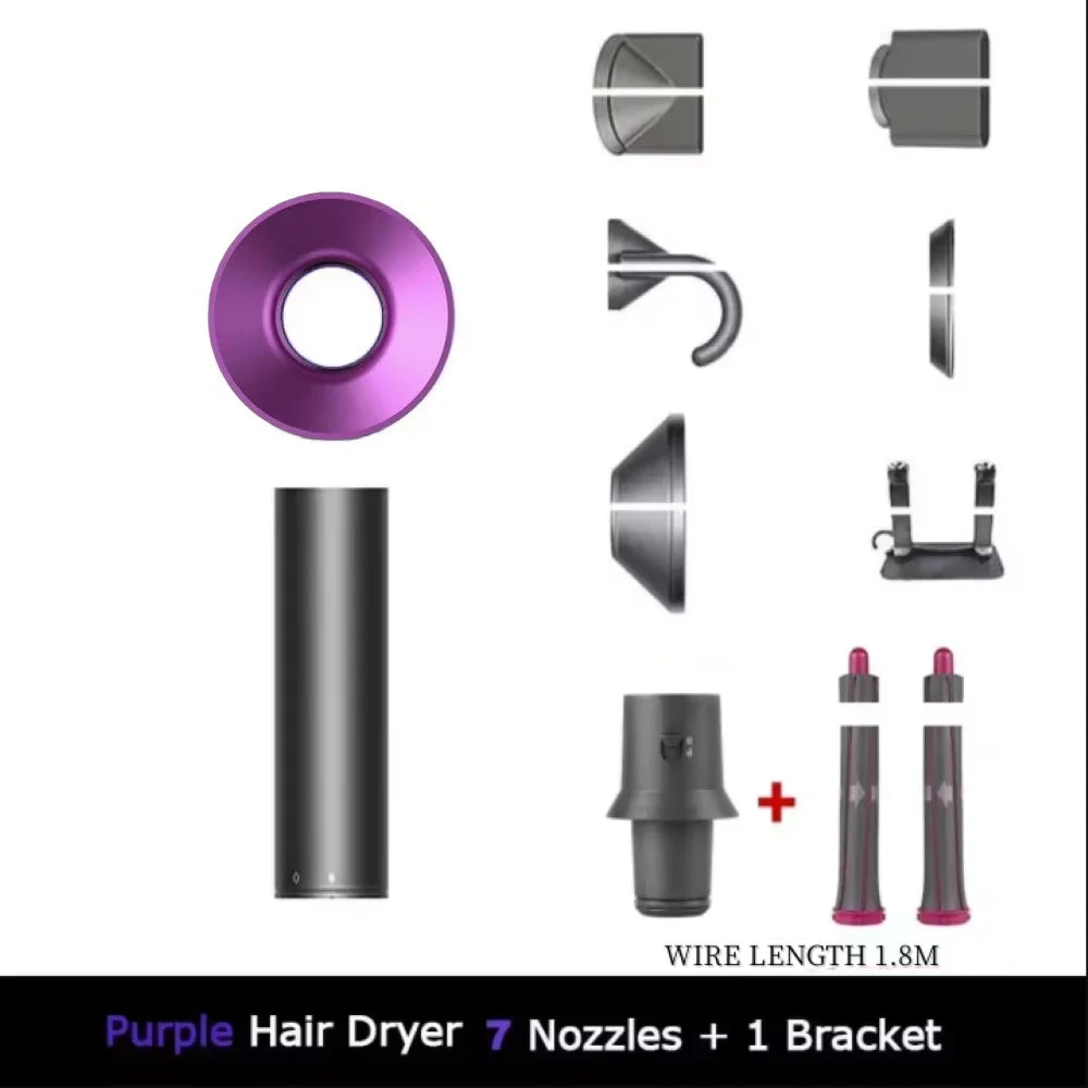 Professional hair dryer leafless hair dryer personal hair care styling accessories curly tools constant negative ion hair dryer